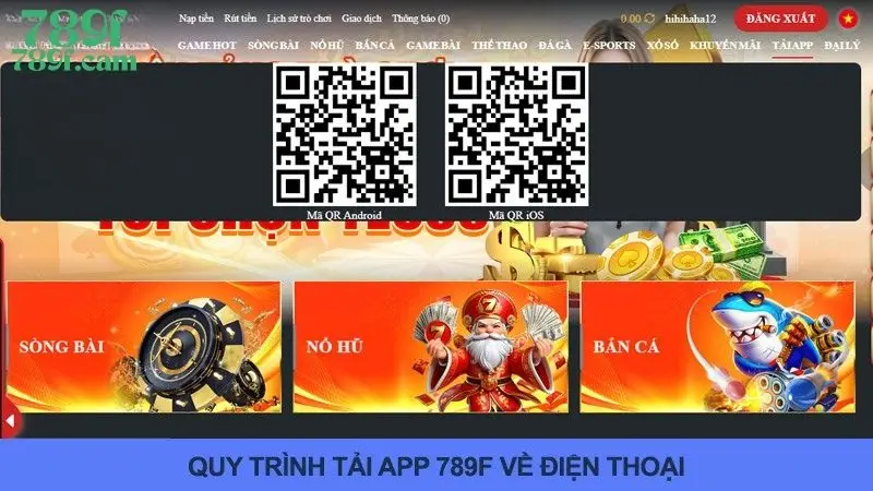 Các bước tải xuống 789F