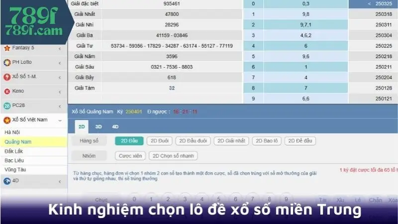 Kinh nghiệm chọn cách chơi lô đề xổ số miền Trung