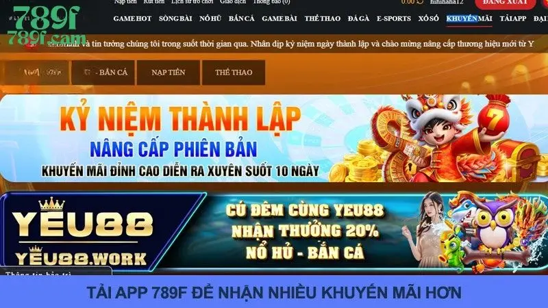 Nhận nhiều ưu đãi khi tải 789F về máy
